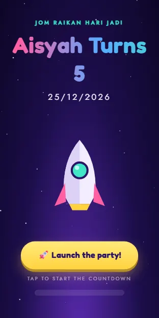 Birthday Blast-Off